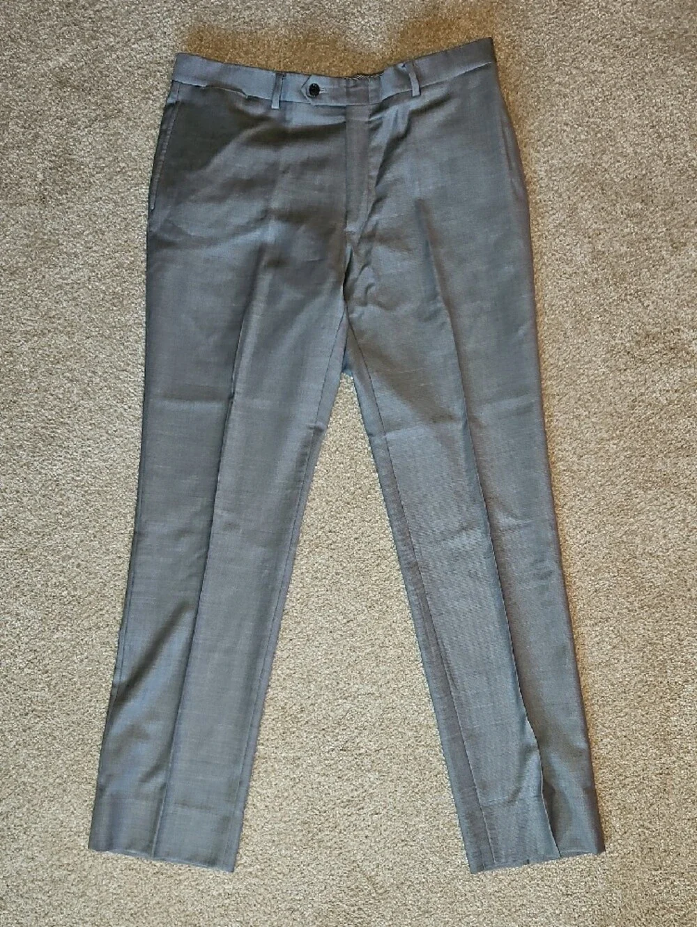 Tommy Hilfiger Size W36xL34 Men's Light Grey Dress Pants